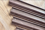 Walnut Mahjong Tile Racks (Set of 4)