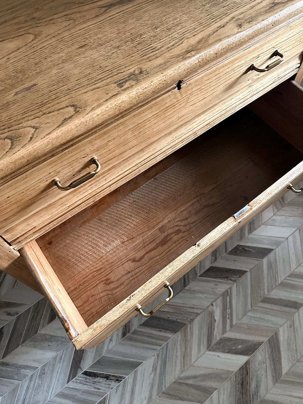Natural Oak 3-Drawer Dresser