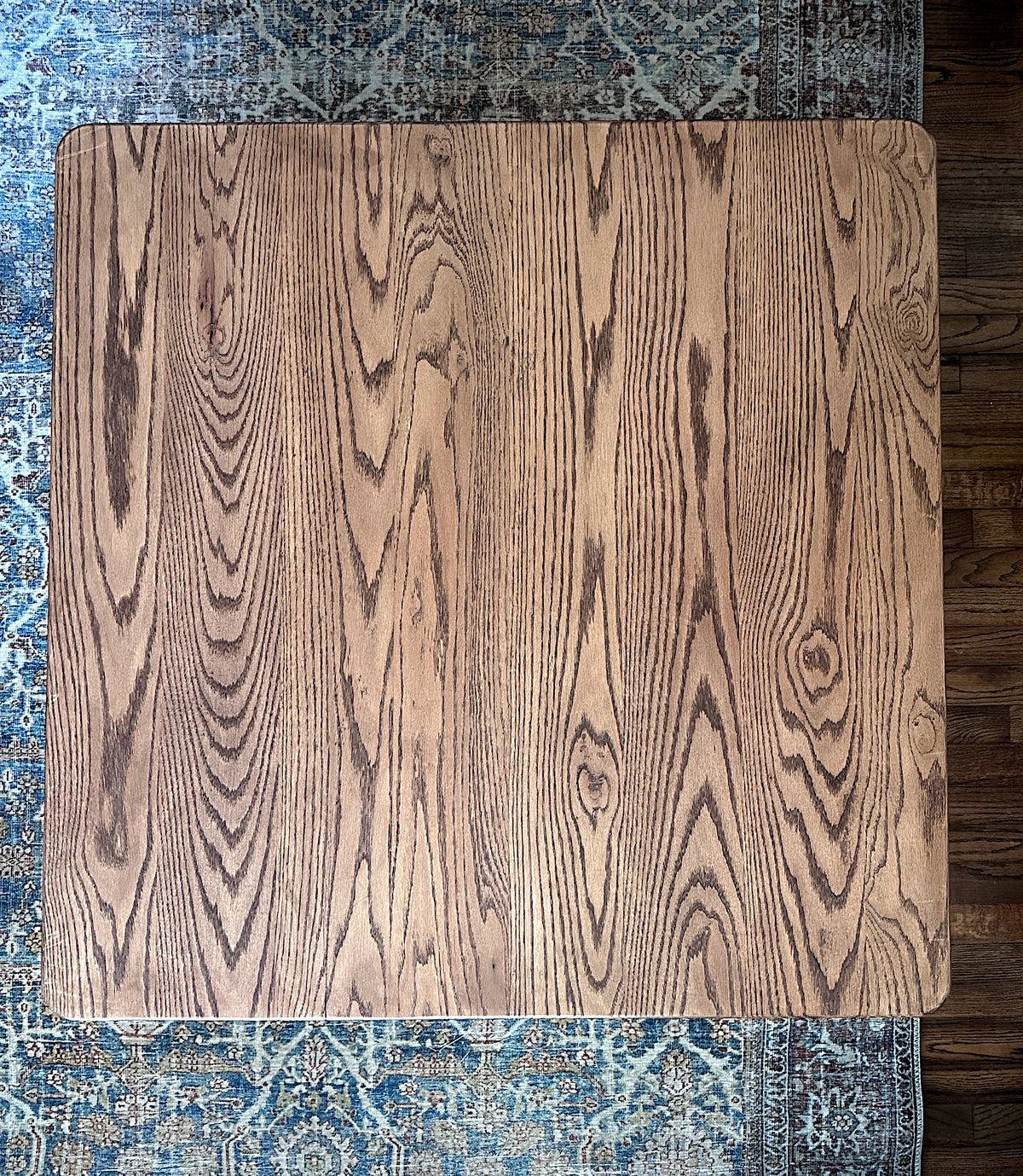 Oak Folding Leg Mahjong Table