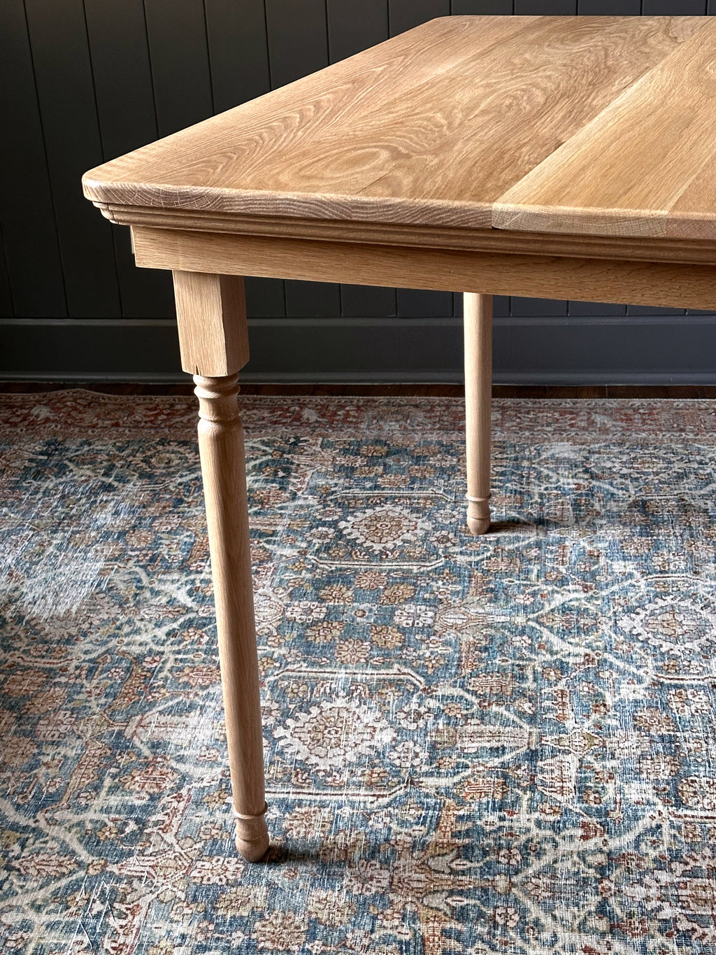 Oak Folding Leg Mahjong Table